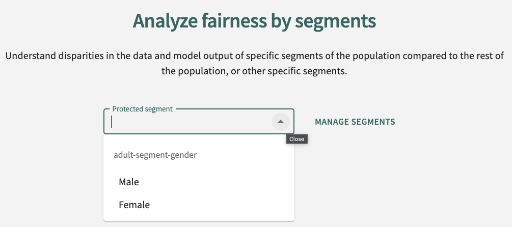 select segment