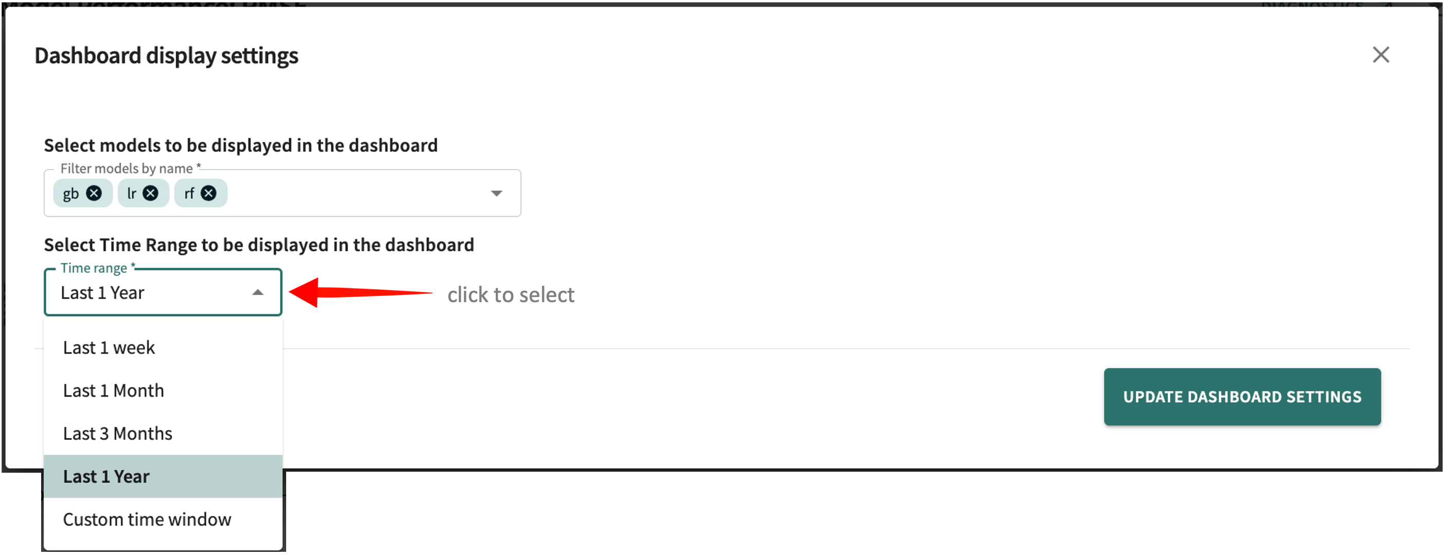 Changing Display Settings User Documentation