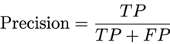 definition of precision for confusion matrix